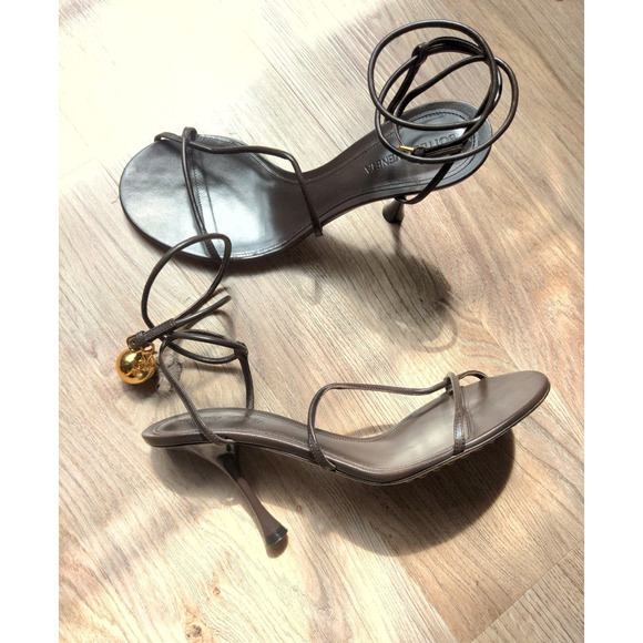 Bottega Veneta Shoes - Bottega Veneta Stretch Barely There Sandal Strappy Heels Womens EU 39